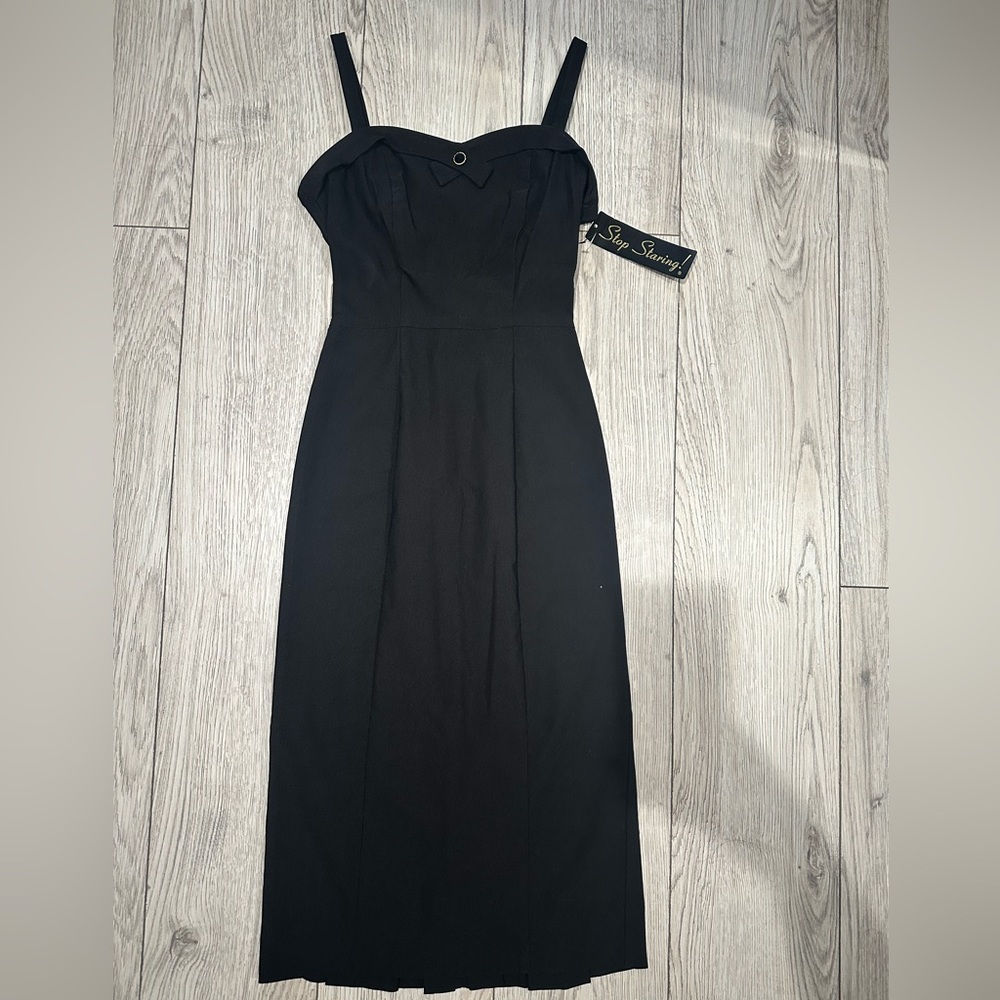NWT Stop Staring fitted Midi dress